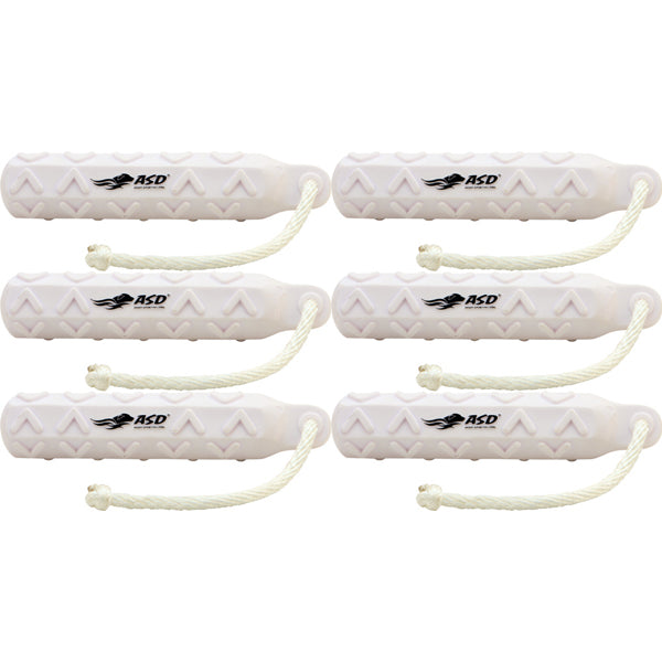 Avery 2" White Hexabumpers - 6 Pack Floating Dog Retrieving Dummies For Retriever Training